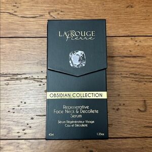 La Rouge Pierre Regenerative Face Neck & Décolleté Serum - Obsidian Collection